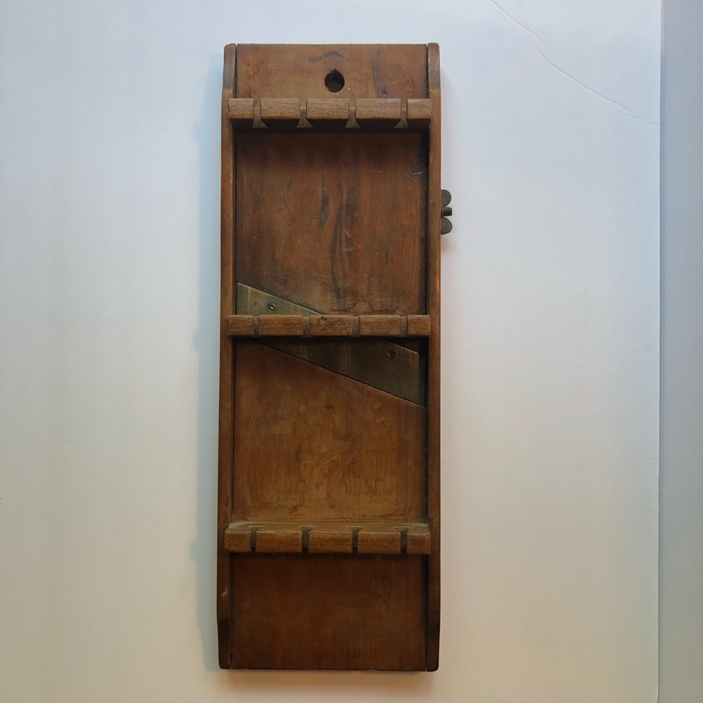 Disston & Son Kraut Slaw Cutter Spoon Rack Display